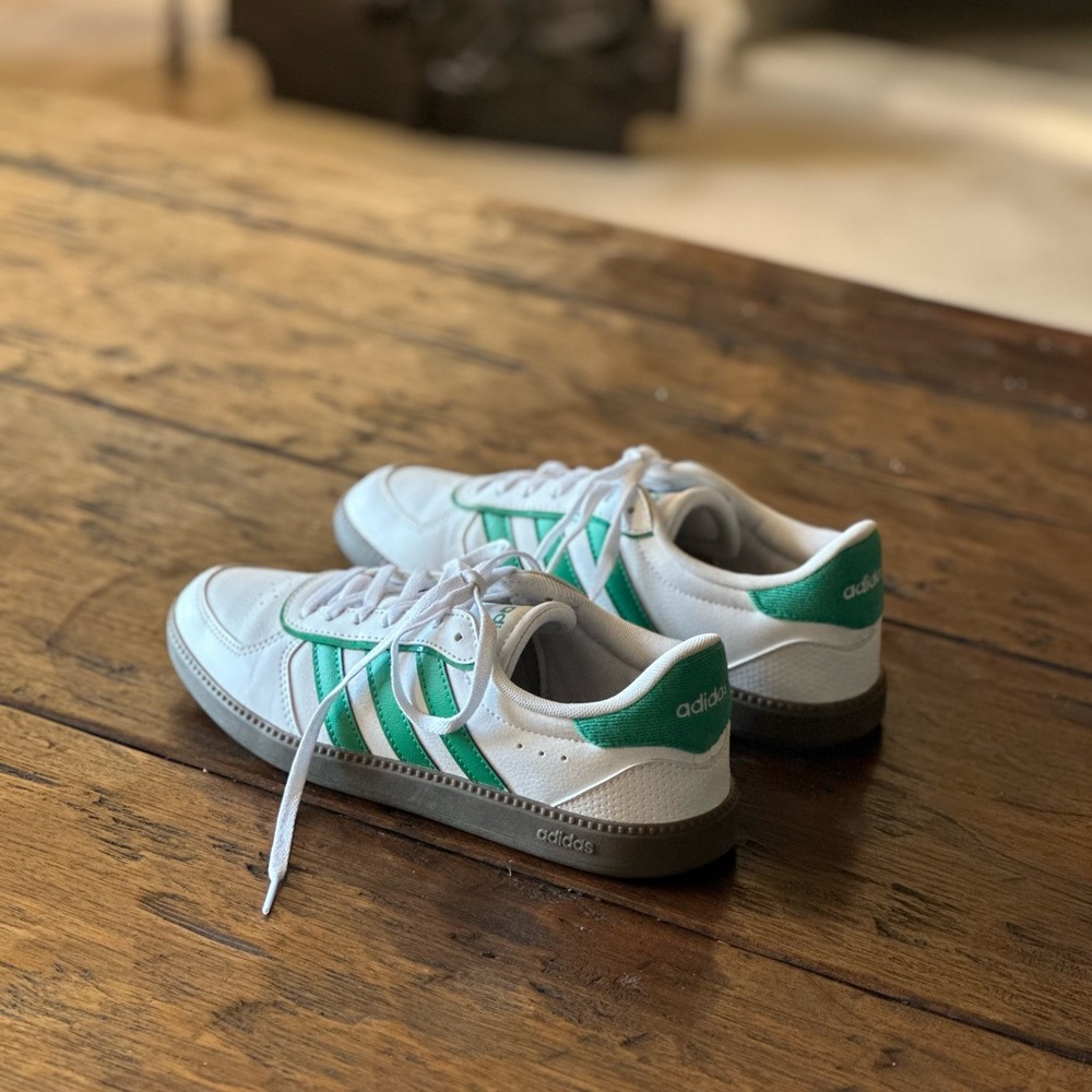 Adidas Grand Court White/Green Sneakers